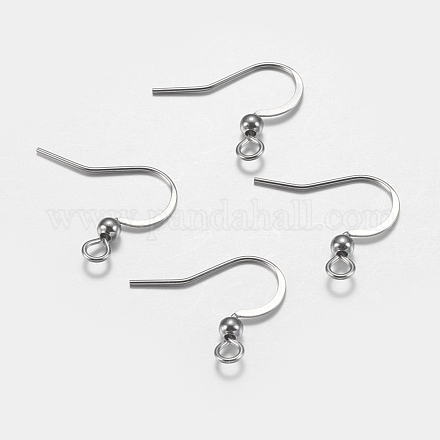 316 Surgical Stainless Steel French Earring Hooks STAS-F149-31P-1