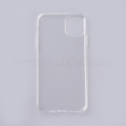 Étui transparent pour smartphone en silicone blanc bricolage MOBA-F007-11-1