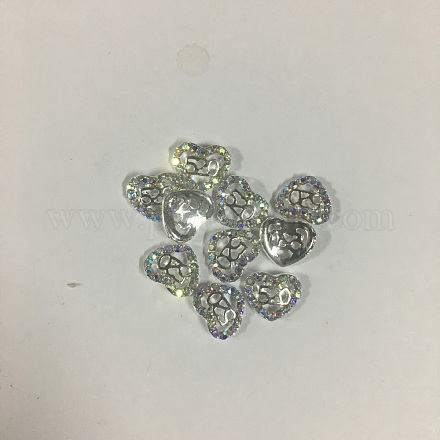 Cabochons Diamante de imitación de la aleación MRMJ-T078-89S-03-RS-1