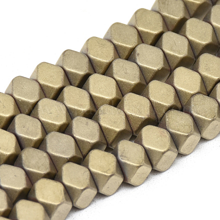 Electroplate Non-magnetic Synthetic Hematite Beads Strands G-T061-05E-1