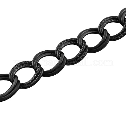 Iron Double Link Chains CH-R006-13x10mm-B-1