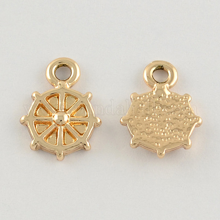 Alloy Helm Charms PALLOY-R037-44-1
