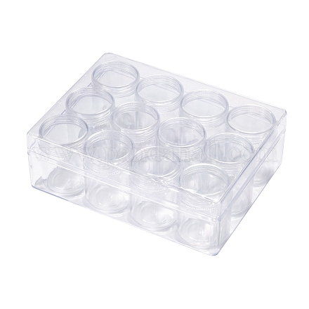 Conteneurs de stockage de perles en plastique&nbsp;LS-C002Y-1
