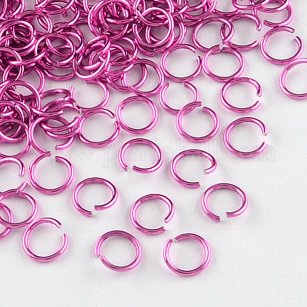 Filo di alluminio anelli aperti di salto X-ALUM-R005-0.8x6-20-1