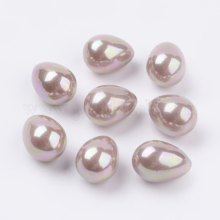 Perles de coquille semi-percée BSHE-G017-14x10mm-12-1