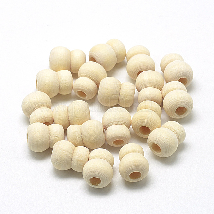 Perle di legno non finite WOOD-T007-03-1