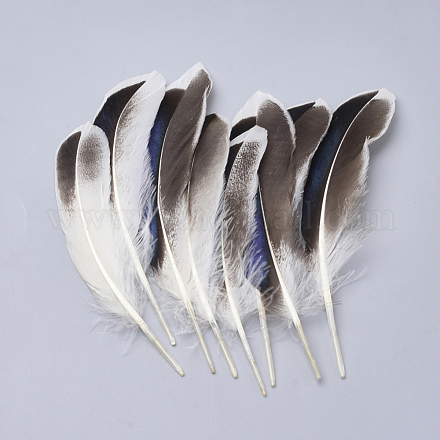 羽毛の衣装アクセサリー  染め  ホワイト  115~160x20~35mm FIND-Q046-15F-1