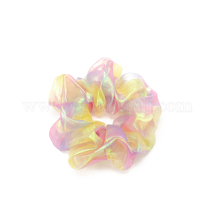 Эластичные аксессуары для волос из органзы конфетных цветов OHAR-PW0003-213C-1