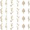 SUPERFINDINGS 24Pcs 6 Styles Cubic Zirconia Links Connectors 13-23x5-10mm Branch and Leaf Bracelet Necklace Connector Pendant Light Gold Leaves Dainty Links for Half-Finished Jewelry, Hole: 1-1.5mm