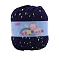 Polyester Yarn, Tweed Yarn, for Sweater Hat, for Knitting Crochet Supplies, Dark Blue, 2mm, about 85.30 Yards(78m)/Skein