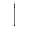 201 Stainless Steel Beadable Double Head Cuticle Pusher Nail Tools, Polish Glue Cuticle Remover Accessories, Gunmetal, 12.35x0.75x0.55cm
