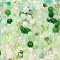 Mixed Style Glass Beads, Round, Light Green, 8~10mm