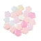 Plastics Beads, Imitation Jelly Beads, Flower, Mixed Color, 8.5x9x4.5mm, Hole: 3mm, 2941pcs/500g