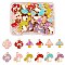 48Pcs 12 Style Autumn Theme Alloy Enamel Charms, Light Gold, Mushroom, Mixed Color, 15~19.5x13~18x1.5~2.5mm, Hole: 1.5~2.5mm, 4pcs/style