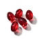 K9 Glass, Imitation Austrian Crystal Beads, Oval, FireBrick, 11x8mm, Hole: 1.8mm