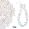 50G Acrylic Pearly Lustre Beads, Mixed Shapes, White, 11.5~25x8~25x2~6mm, Hole: 1~2mm