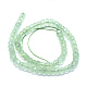 Natural Green Fluorite Beads Strands G-K223-18-2