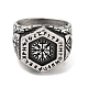 Ring aus Edelstahl 304&nbsp;RJEW-B055-04AS-15-2