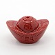 Synthetic Coral Buddha Beads CORA-A009-CL-2