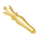 合金ハンドル  ワックスシーリングスタンプ作成用  ゴールドカラー  9.15x2.45cm AJEW-WH0176-88G-1