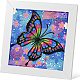 Schmetterlingsmuster-Diamant-Malerei-Fotorahmen-Set zum Selbermachen für Anfänger PW-WG75876-01-1