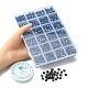 1200pcs diy kits de pulseras elásticas de cuentas de acrílico para el día de los niños DIY-YW0001-88B-4