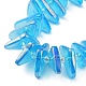 Placcare trasparente perle di vetro fili EGLA-R114-01G-3