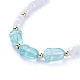 Verstellbare geflochtene Perlenarmbänder aus Nylonfaden BJEW-JB05212-02-3