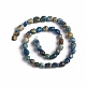 Chapelets de perles en chrysocolle et lapis lazuli naturelles X-G-D0002-D52-2