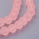 Chapelets de perles en verre transparent GLAA-S031-10mm-28-3