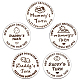 Creatcabin monete commemorative in acciaio inossidabile da 5 pz 5 stile STAS-CN0001-04C-1
