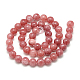 Chapelets de perles en rhodochrosite naturelle G-S150-06-6mm-2