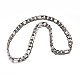304 Stainless Steel Figaro Chain Necklaces NJEW-M141-01-3