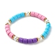 Column Beads Stretch Bracelet for Girl Women BJEW-JB07182-2