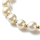 Glass Pearl Beaded Necklaces NJEW-TA00004-5