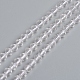 Quarzo naturale perline di cristallo fili G-E560-E09-4mm-1