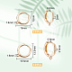 Risultati dell'orecchino del cerchio d'ottone di stile di arricraft 20pcs 2 KK-AR0003-24-2