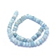 Chapelets de perles en aigue-marine naturelle G-O170-60-2