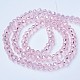 Chapelets de perles en verre électroplaqué EGLA-A034-T2mm-B12-2