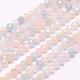 Chapelets de perles en morganite naturelle G-F509-08-4mm-1