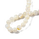 Fili di perline di conchiglia bianco naturale SSHEL-N003-144E-01-4