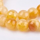 Two Tone fili di perle di giada naturale G-R165-8mm-M1-3