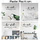 PVC Quotes Wall Sticker DIY-WH0200-066-3
