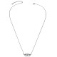 Tinysand 925 collana con ciondolo maschera mascherata in argento sterling con zirconi cubici e set di gioielli per orecchini TS-N-E371-S-3