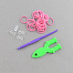 DIY Rubber Loom Bands Refills with Accessories DIY-R011-02-2