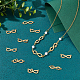 UNICRAFTALE 12Pcs 6 Styles Infinity Connector Charms 304 Stainless Steel Infinity Heart Link Pendants 1.2mm Hole Infinity with Heartbeat Bracelet Charms Metal Charms for DIY Necklace Earring Making STAS-UN0040-52-5