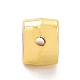 Perline smaltate in ottone placcato a cremagliera ecologiche KK-F843-30G-09-2