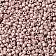 TOHOラウンドシードビーズ  日本製シードビーズ  （pf552f）パーマフィニッシュの微妙なピンクのメタリックマット  8/0  3mm  穴：1mm  約222個/10g X-SEED-TR08-PF0552F-2