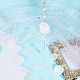 Sunnyclue 1 scatola 50 pezzi ciondoli di conchiglia conchiglie capiz sfusi connettori di conchiglie naturali fascino di collegamento piatto rotondo fascino conchiglia bianca collega connettori fascino di conchiglie per la creazione di gioielli fascino carillon di vento fai da te SHEL-SC0001-26-4