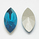 Cabujones de cristal con rhinestone RGLA-T083-7x15mm-14-2